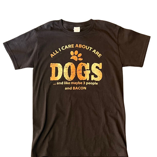All I care about.... Dogs & Bacon Tee