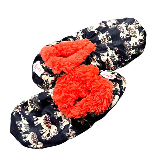Elephant Fuzzy Slippers