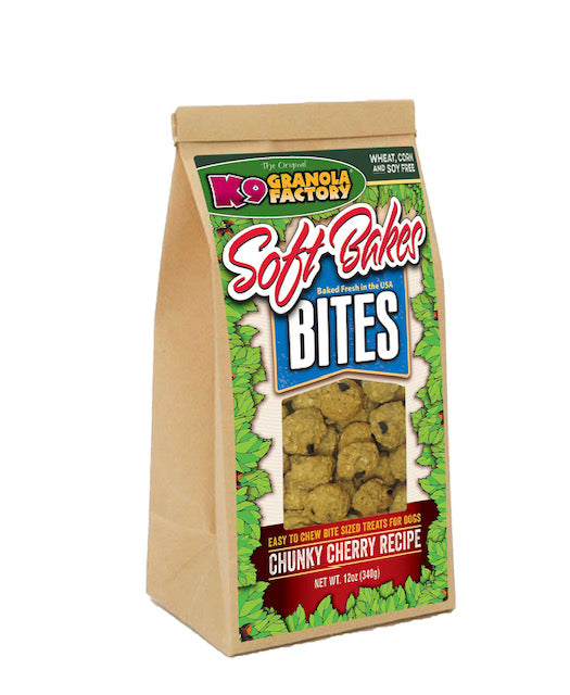 Soft Bakes Bites, Chunky Cherry Recipe Dog Treats