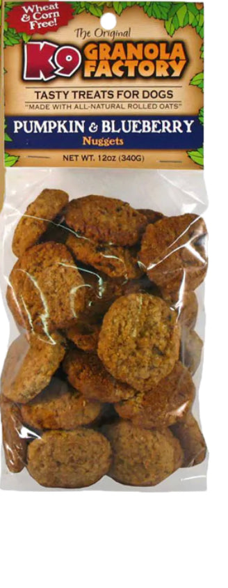 Pumpkin & Blueberry Nuggets Dog Treats
