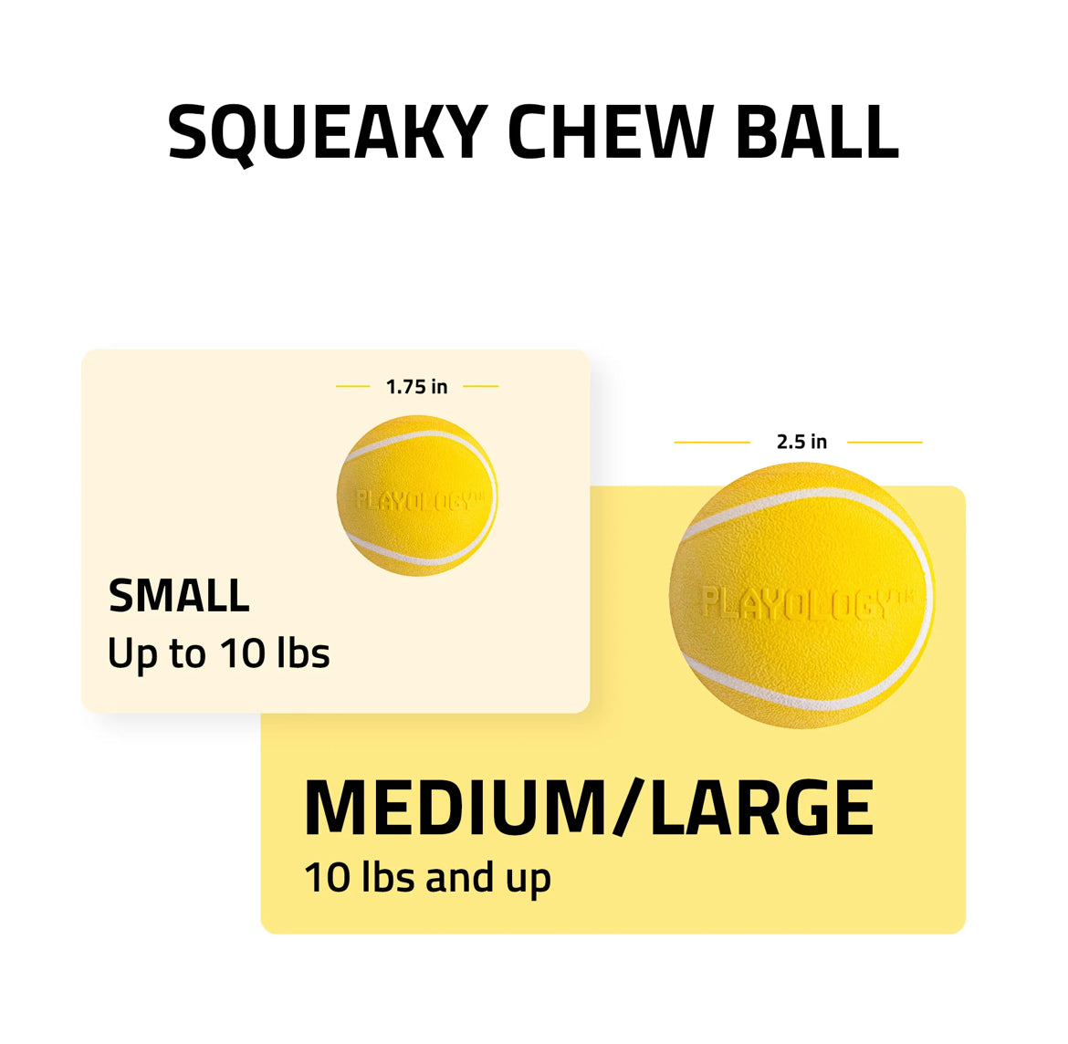 Playology Squeaky Chew Ball