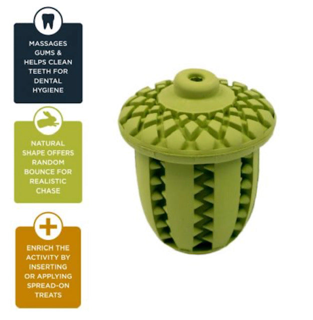 Natural Rubber Acorn Toy