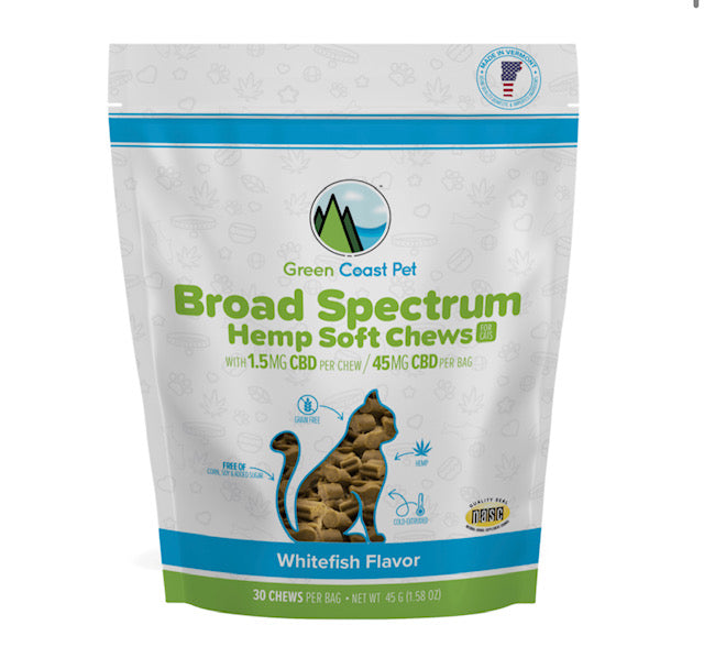Whitefish Flavor Hemp Soft Chews for Cats