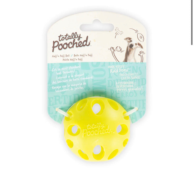 Totally Pooched Huff'n Puff Dog Ball