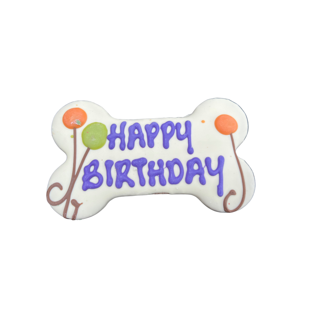Handmade Treat- Birthday Bone