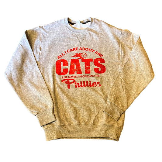 All I love...Cats/Phillies Crewneck