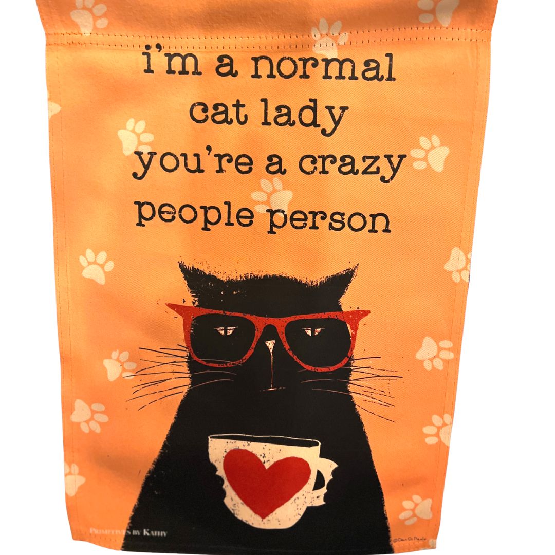 Crazy People Lady Flag