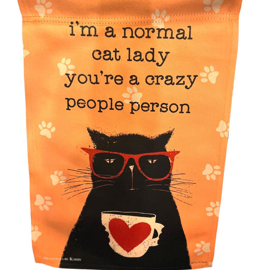 Crazy People Lady Flag
