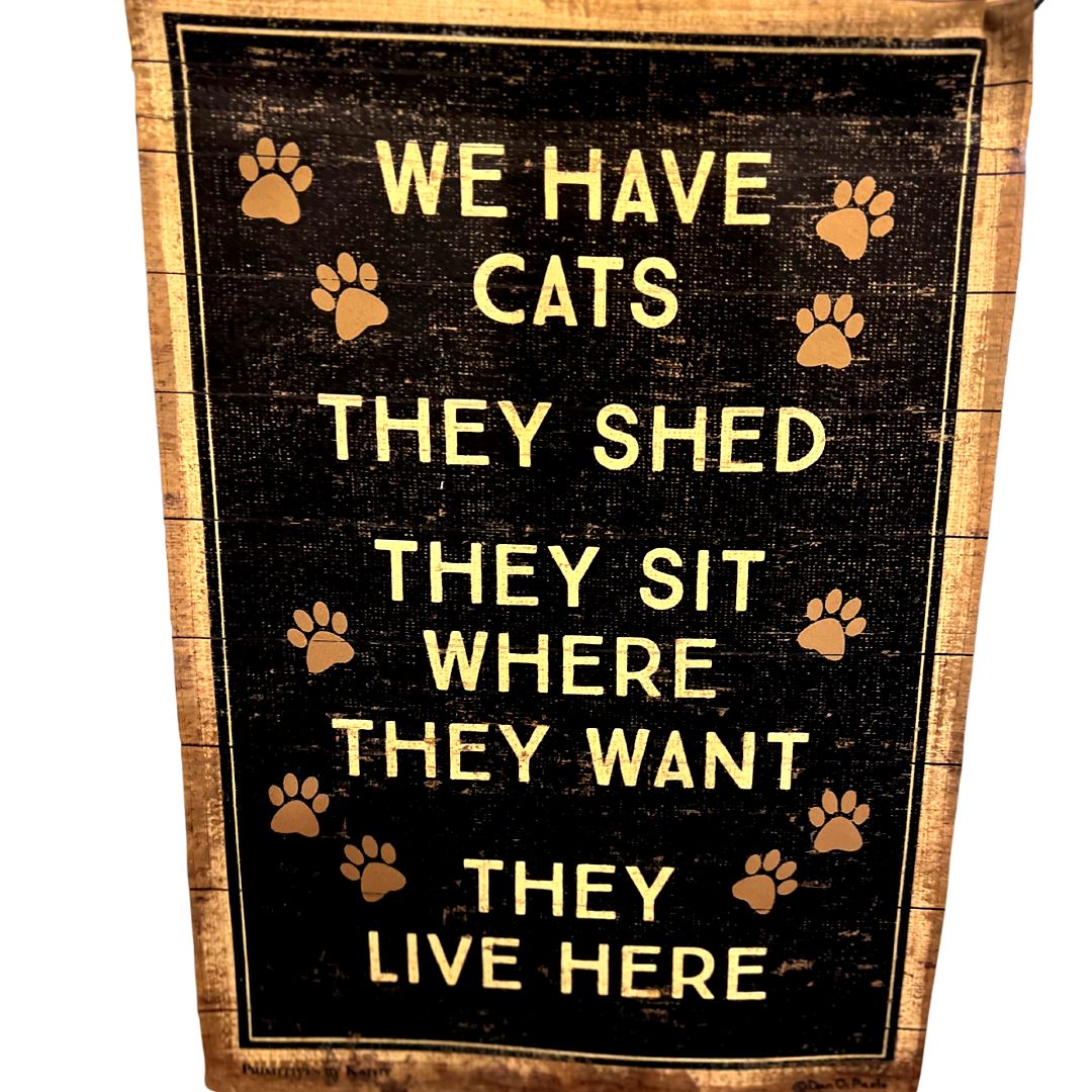 We have cats Flag