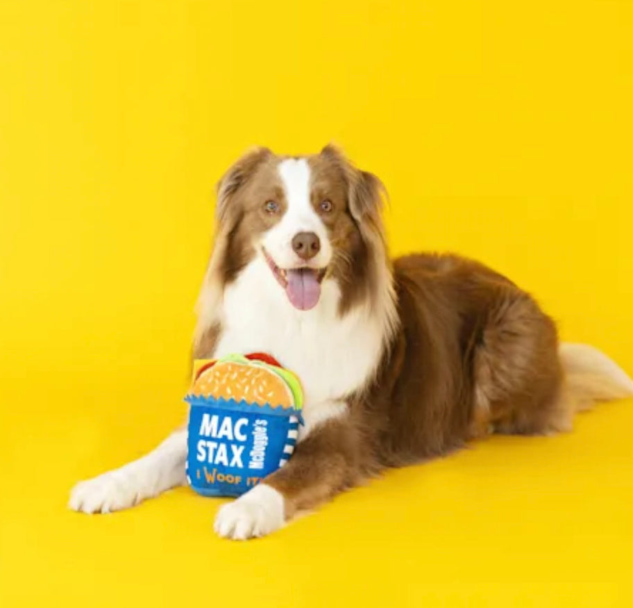 Mcdoggle's Mac Stax Plush Dog Toy