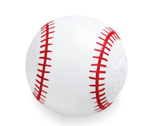Orbee-Tuff Baseball Treat-Dispensing Dog Chew Toy, White