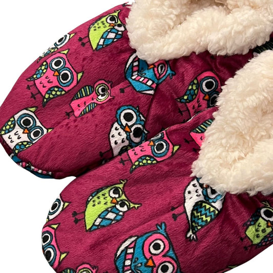 Owl Fuzzy Slippers