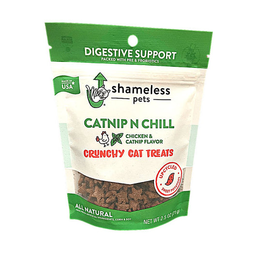 Shameless Pets Catnip & Chill Crunchy Cat Treats